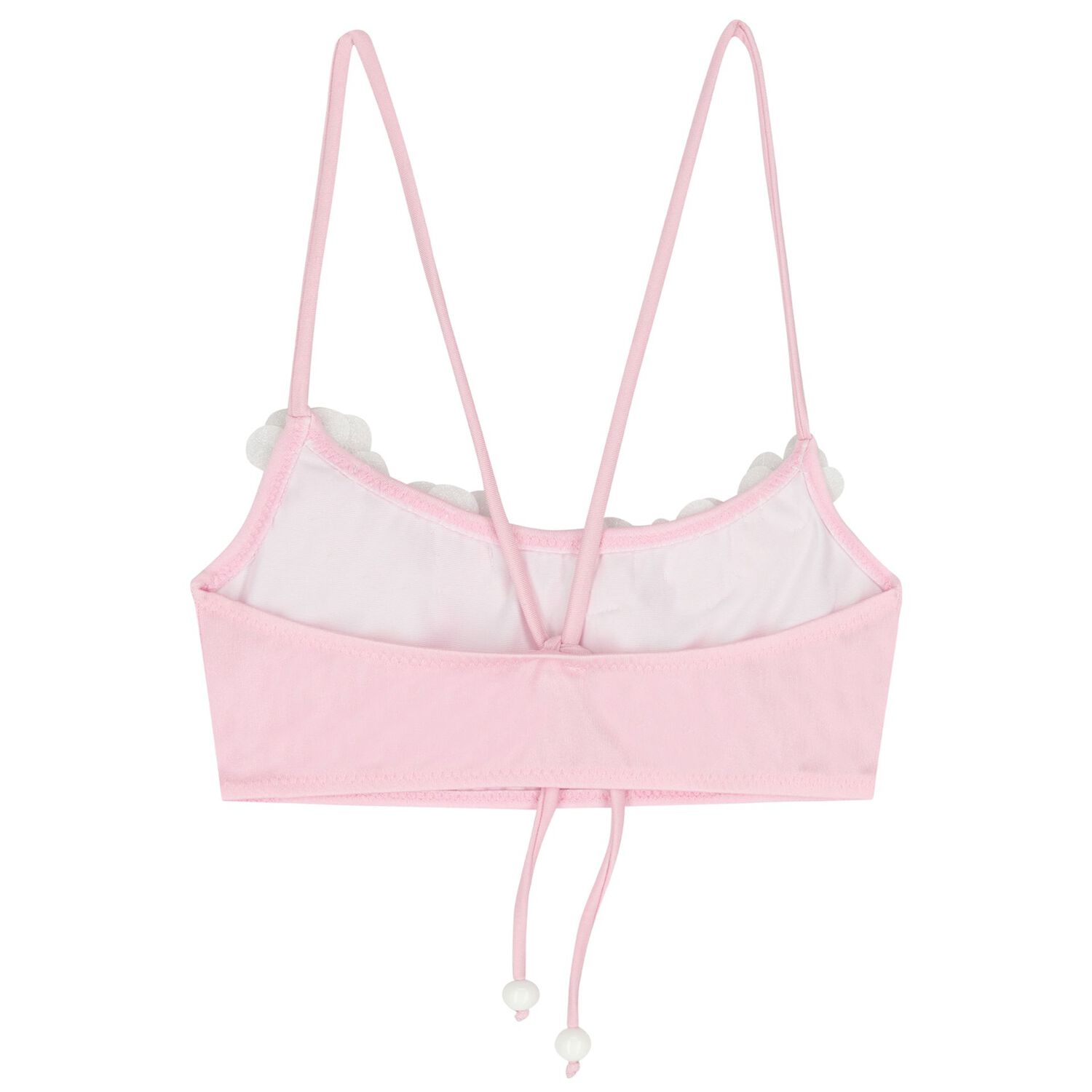 Girls Pink 3D Flowers Bikini, 1, hi-res