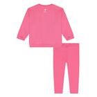 Younger Girls Pink Disney Logo Leggings Set, 1, hi-res