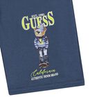 Boys Blue Teddy Bear Shorts, 1, hi-res