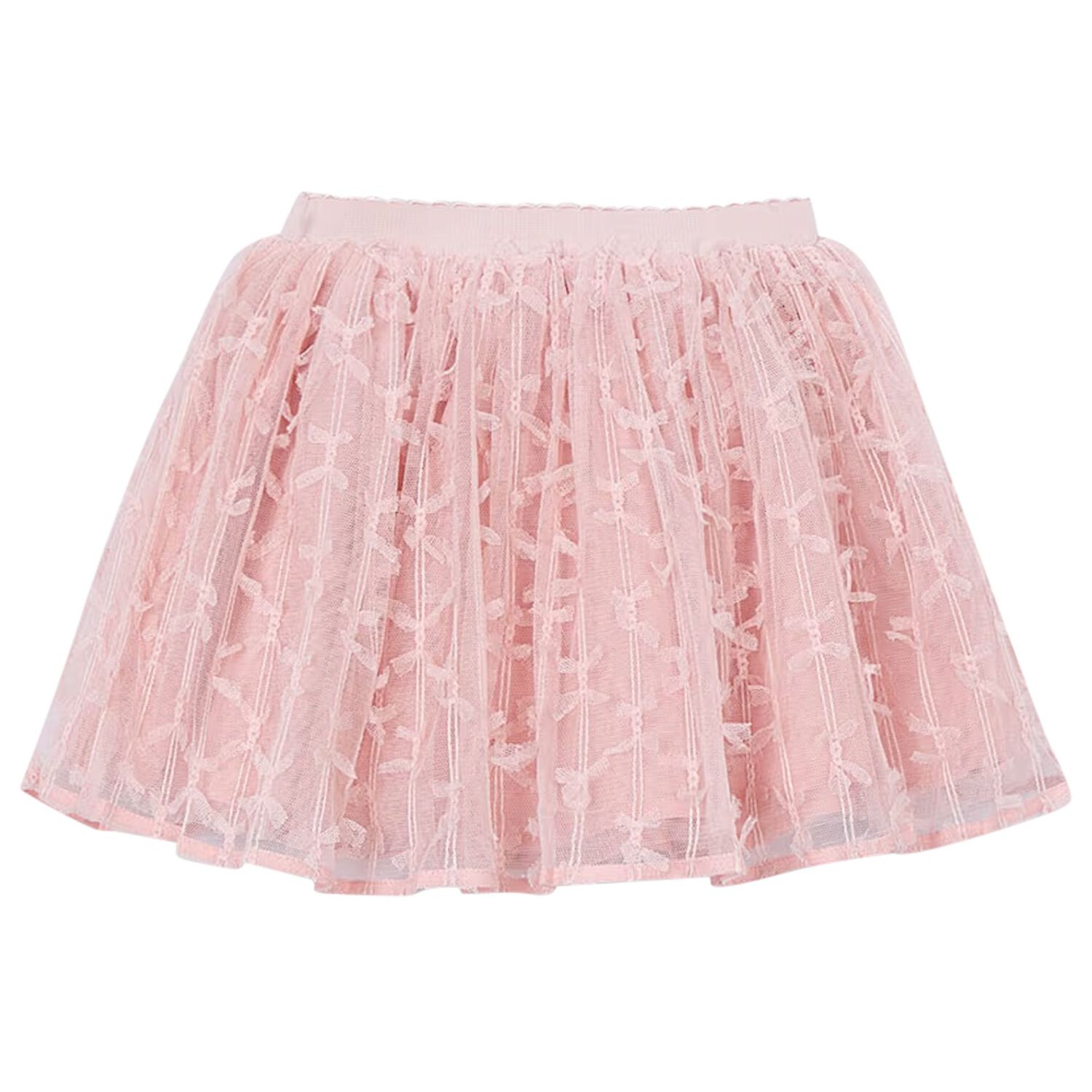 Girls Pink Tulle Skirt, 1, hi-res