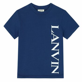 Boys Navy Logo T-Shirt