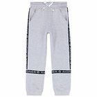 Boys Grey Logo Joggers, 2, hi-res