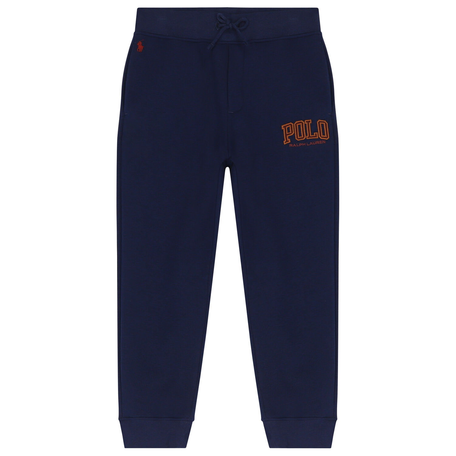 Boys Navy Blue Logo Joggers, 2, hi-res