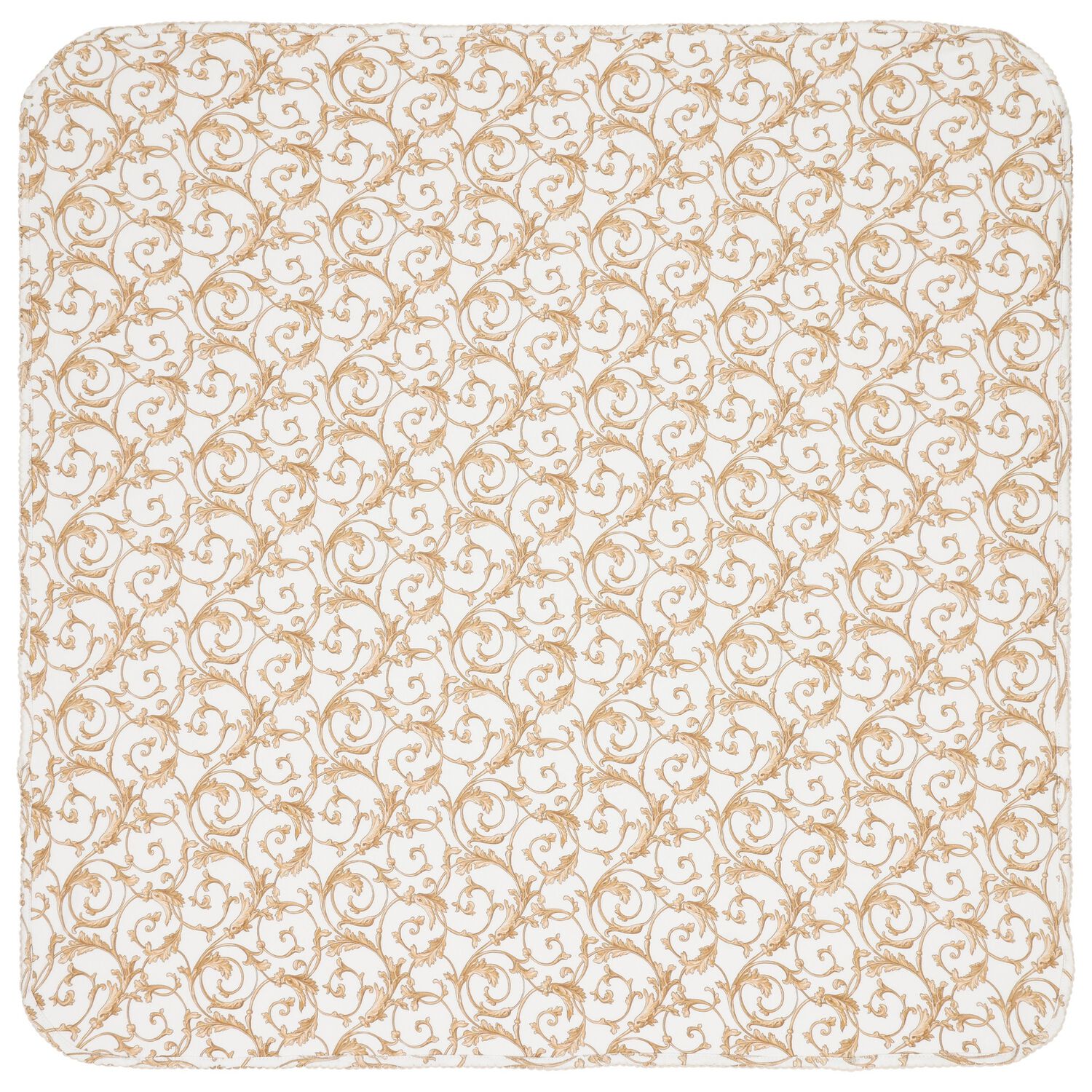 White & Gold Allure Baby Blanket, 1, hi-res