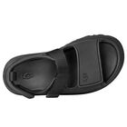 Black Chunky Logo Sandals , 1, hi-res