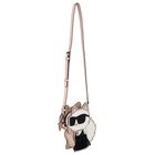 Girls White Choupette Handbag ( 21cm ), 1, hi-res