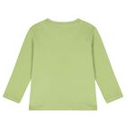 Younger Boys Green Bear Long Sleeve Top, 1, hi-res