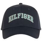Boys Navy Blue Varsity Logo Cap, 1, hi-res