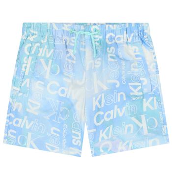 Boys Blue Logo Shorts