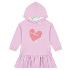 Girls Purple Heart Dress, 1, hi-res