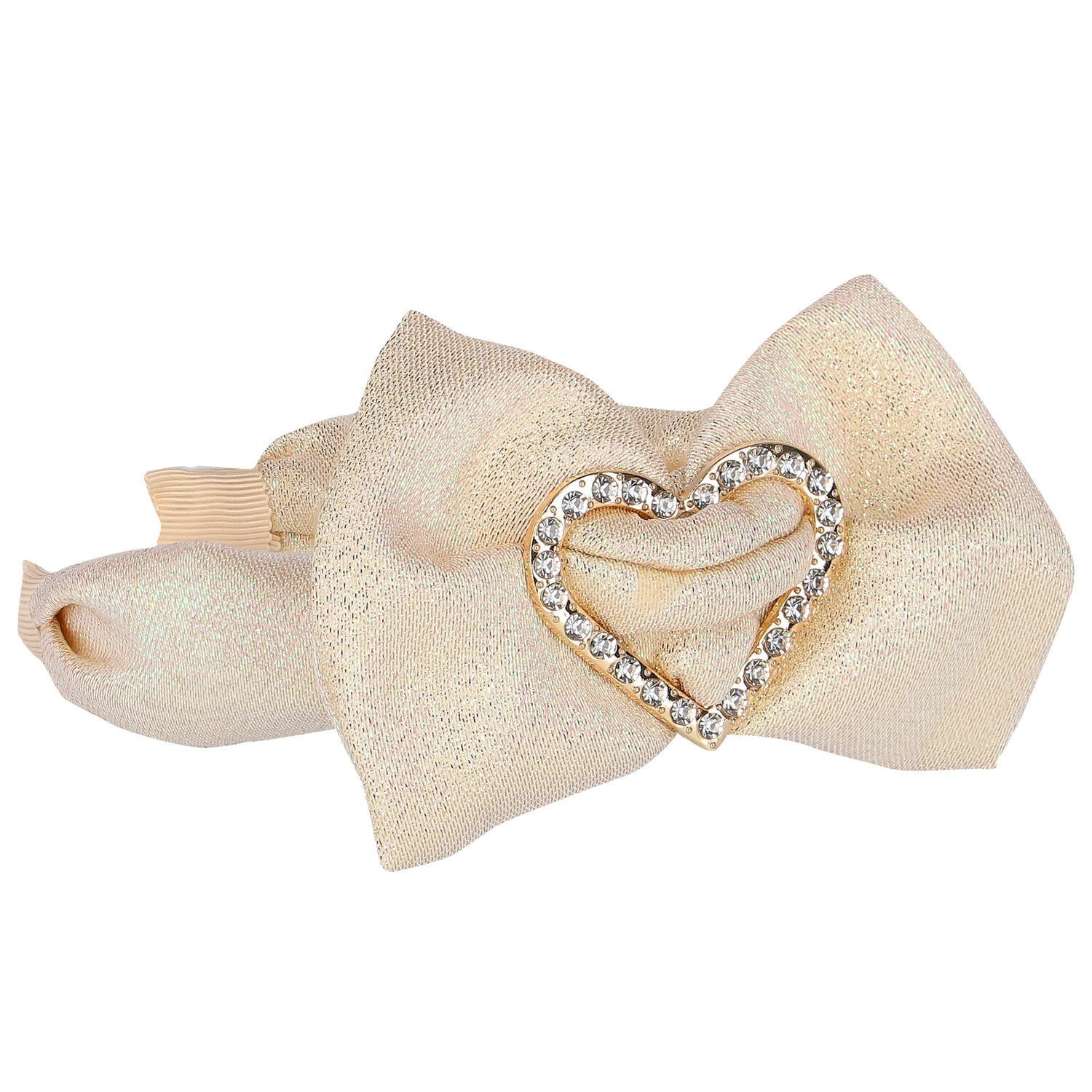Girls White Glitter Headband, 3, hi-res image number null