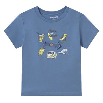 Younger Boys Blue Arrow T-Shirt