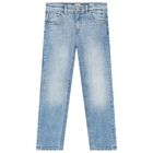 Boys Blue Denim Jeans, 1, hi-res