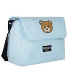 Blue Teddy Bear Logo Baby Changing Bag, 2, hi-res