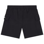 Boys Blue & Black Ikonik Shorts Set, 1, hi-res