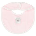 Baby Girls Pink Smocked Bib, 1, hi-res