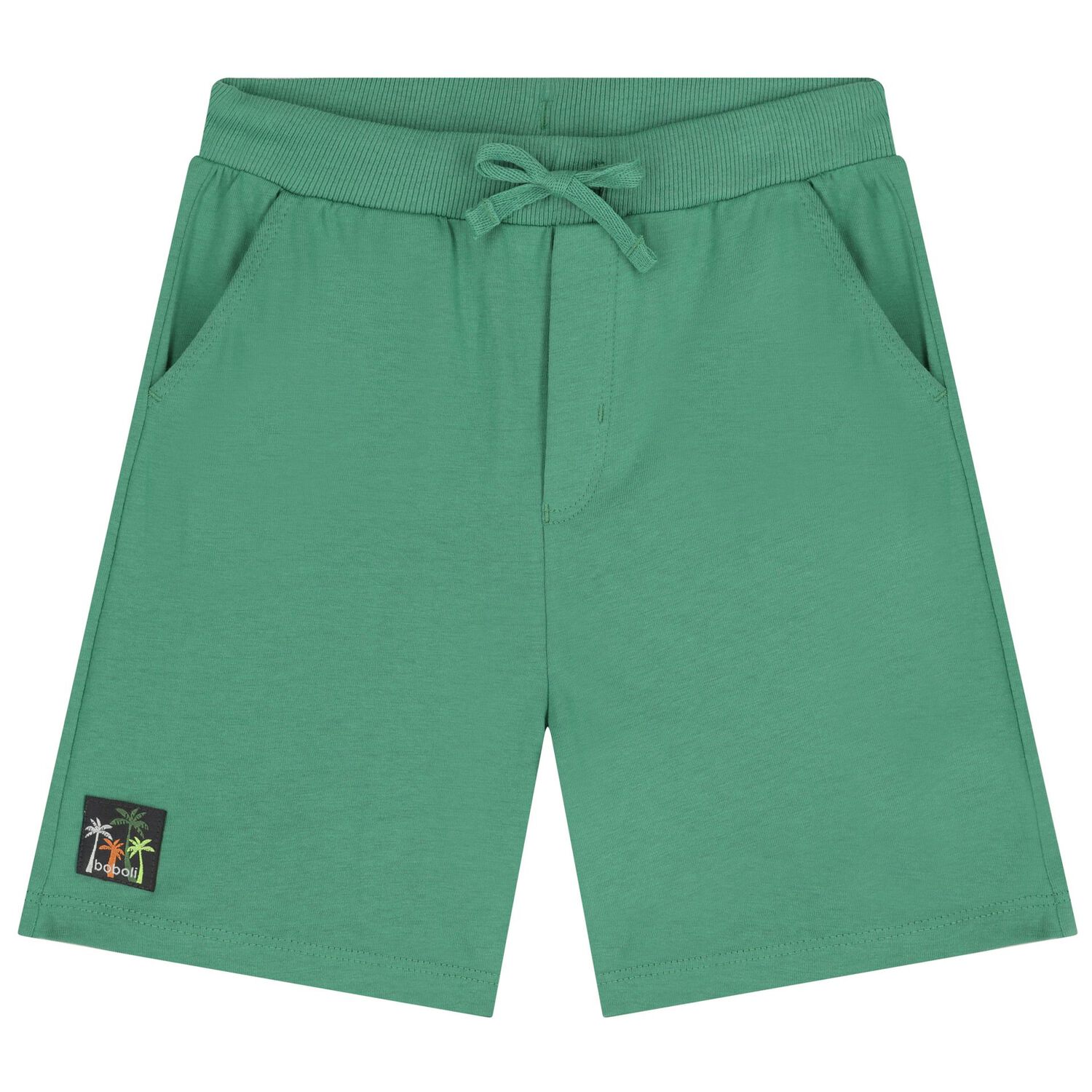 Boys Grey & Green Shorts Set, 1, hi-res