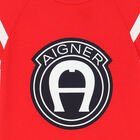 Boys Red Cotton Logo T-Shirt, 3, hi-res