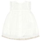 Baby Girls Ivory Smocked Dress Set, 1, hi-res