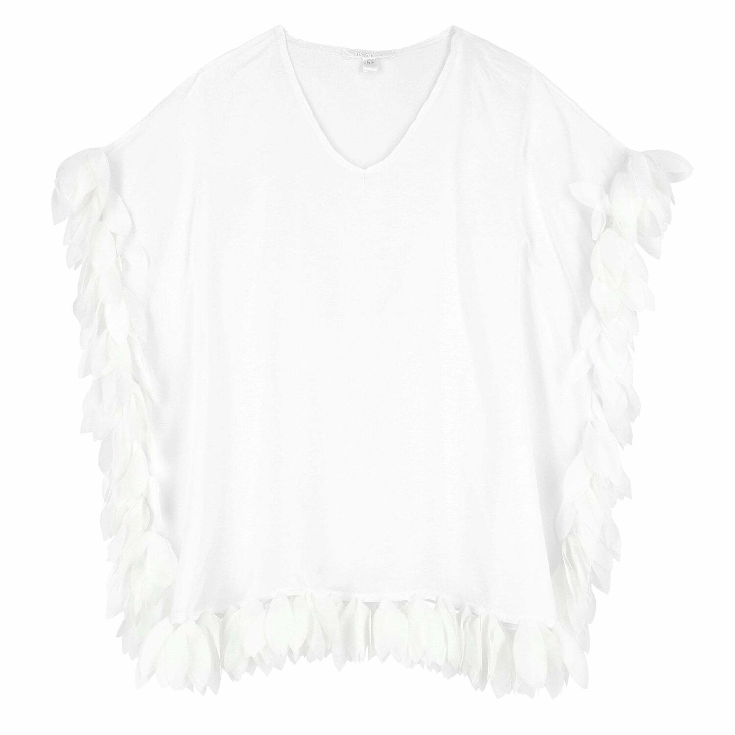 White Petal Kaftan, 1, hi-res