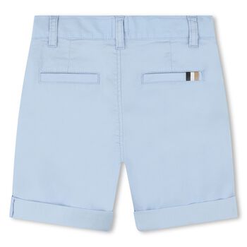 Boys Pale Blue Chino Shorts