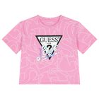 Girls Pink Logo T-Shirt, 2, hi-res