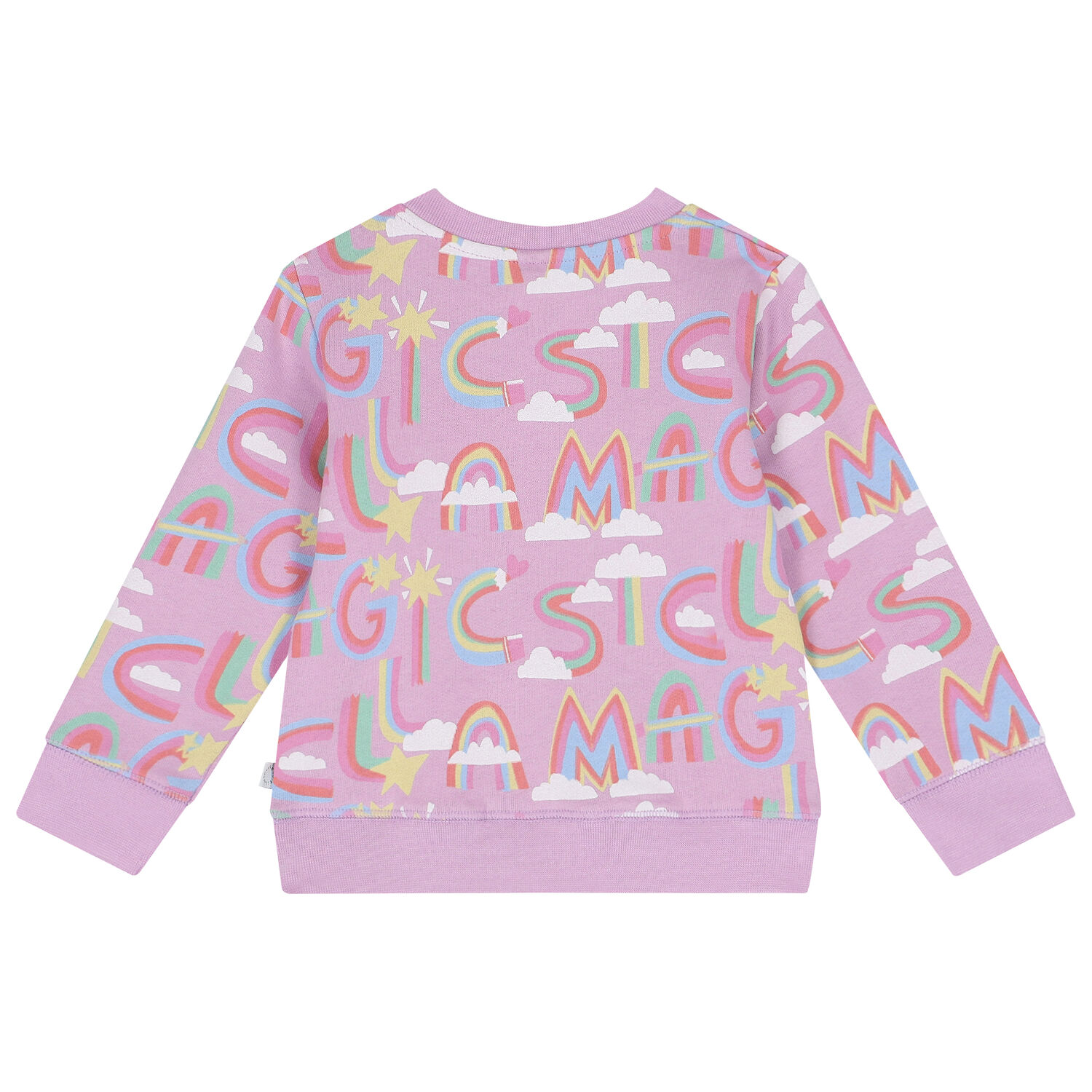 Younger Girls Pink Logo Sweatshirt, 1, hi-res image number null