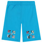 Blue Logo Shorts, 1, hi-res