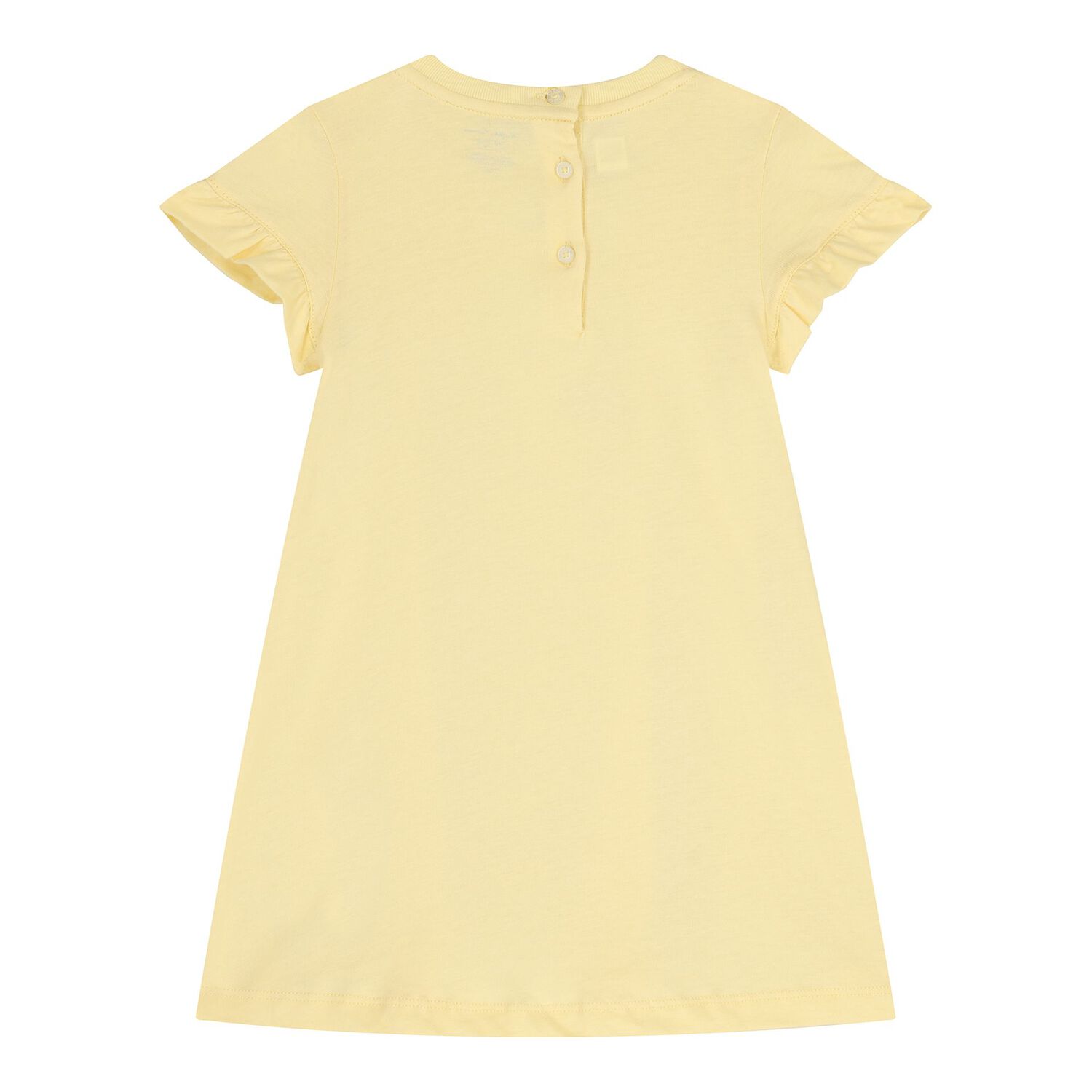 Baby Girls Yellow Teddy Bear Logo Dress Set, 1, hi-res