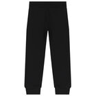 Boys Black Logo Joggers, 1, hi-res