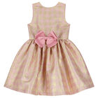 Girls Pink & Gold Dress, 2, hi-res