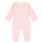 Pink Logo Babygrow, 3, hi-res