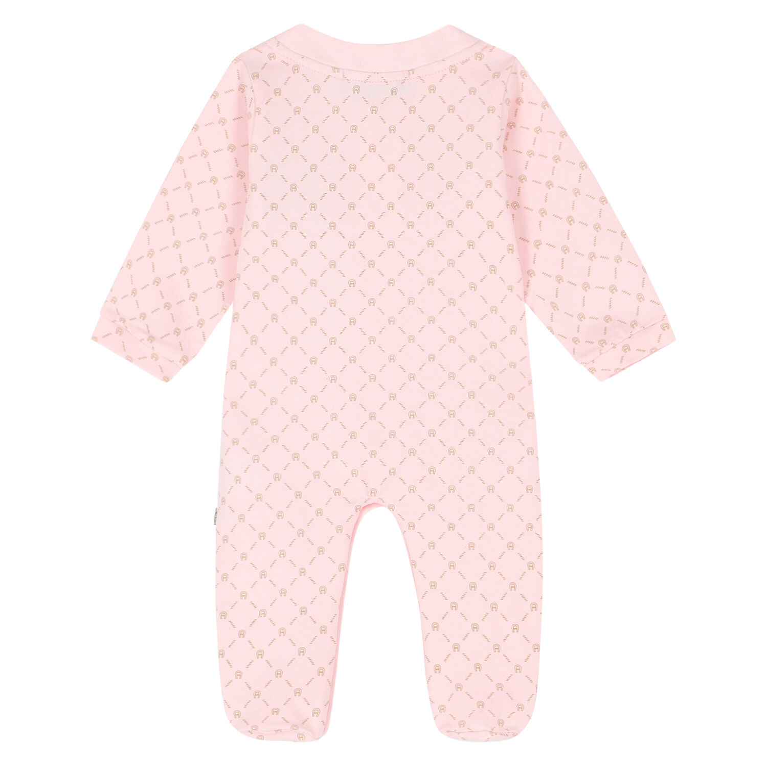 Pink Logo Babygrow, 3, hi-res