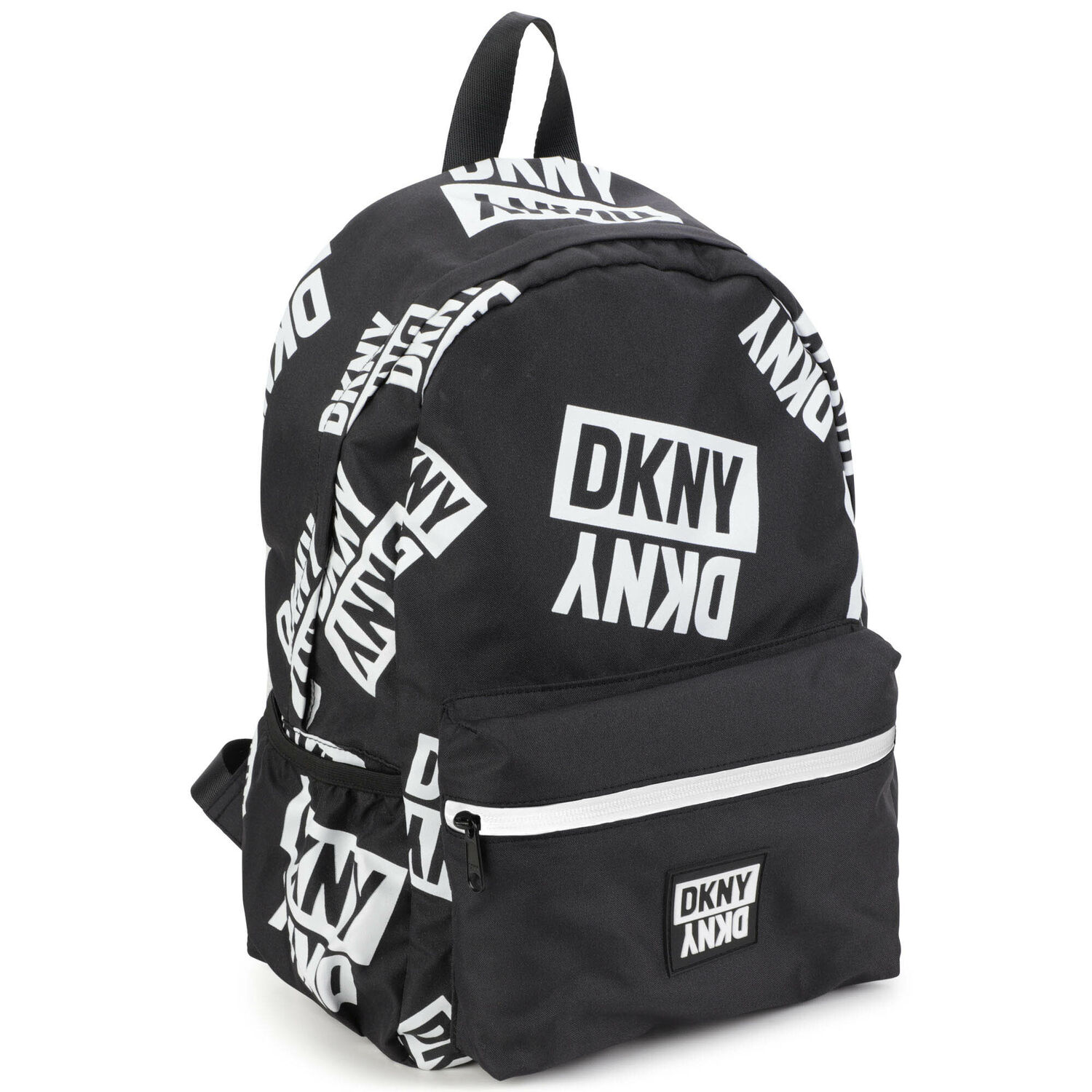 Black & White Logo Backpack, 1, hi-res