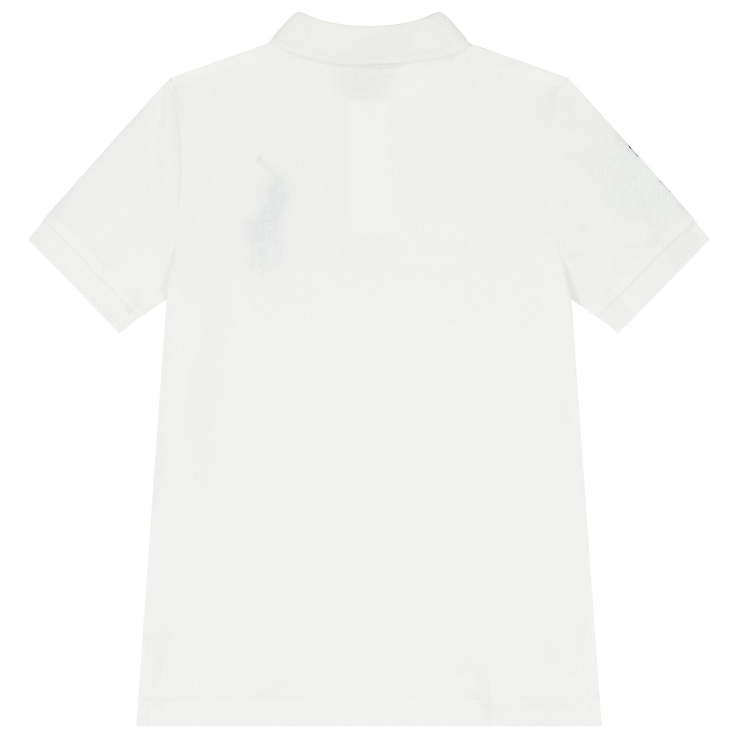 Boys White Logo Polo Shirt, 1, hi-res image number null