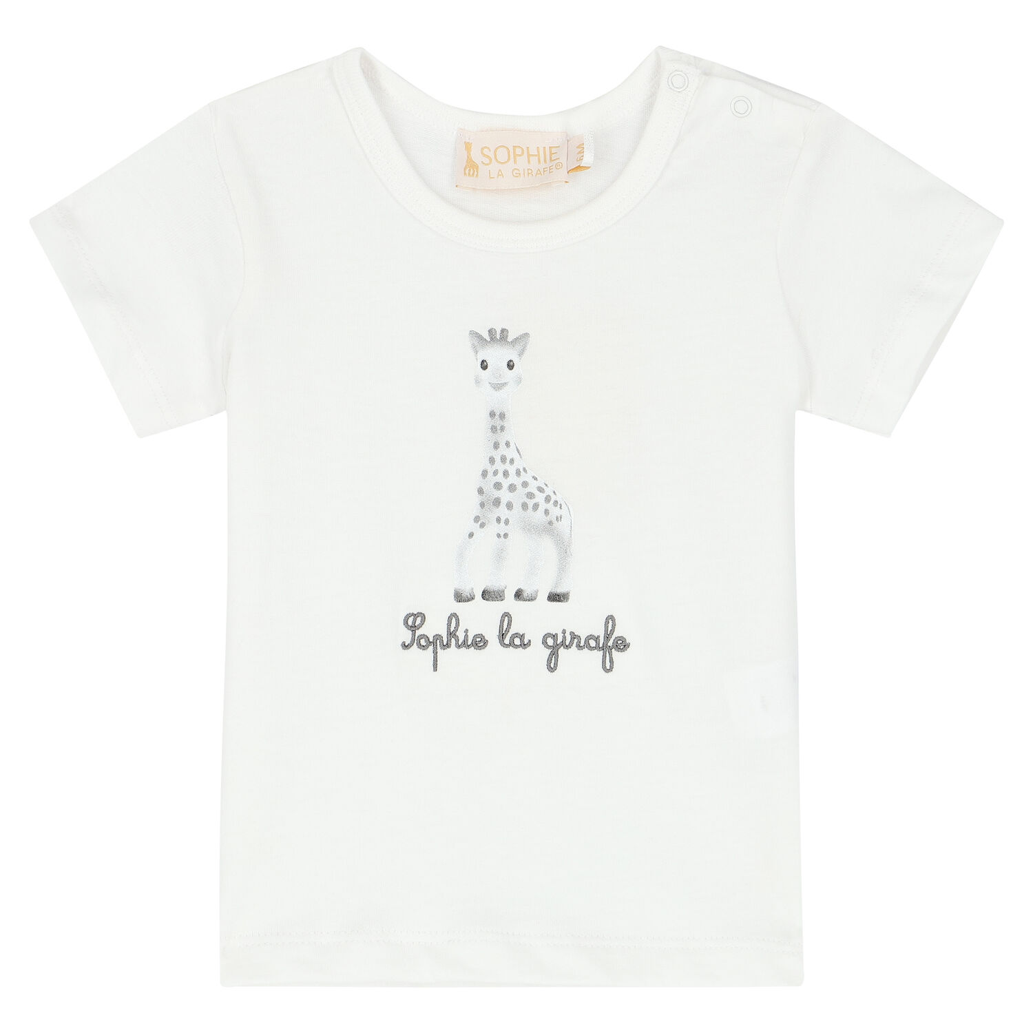 Baby Boys White Logo T-Shirt, 1, hi-res