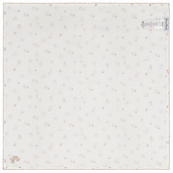 Ivory & Pink Squirrel Blanket