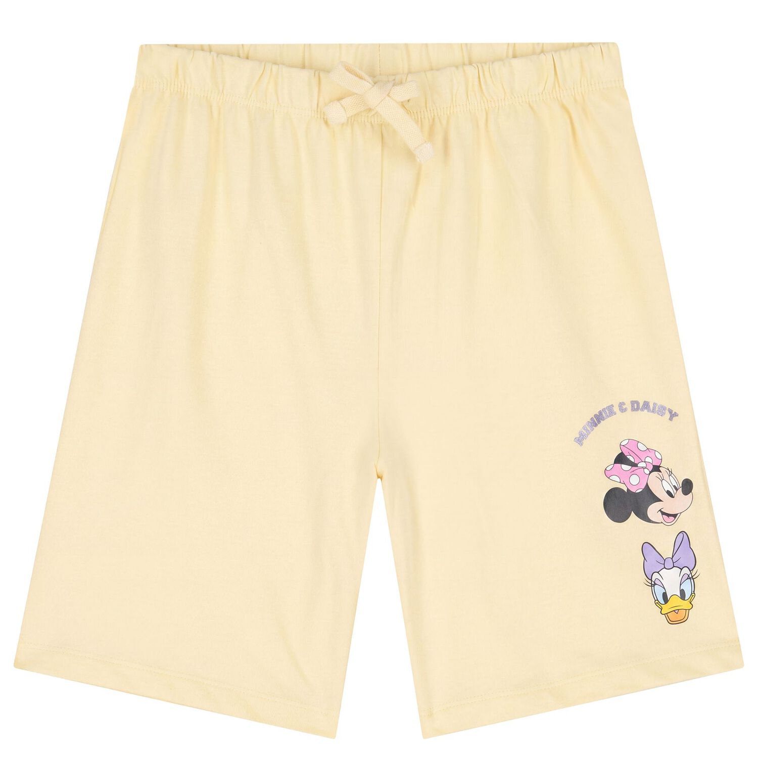 Girls Yellow Disney Minnie Mouse & Daisy Shorts Set, 1, hi-res