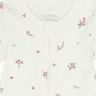 Baby Girls White & Pink Rompers ( 2 Pack ), 1, hi-res