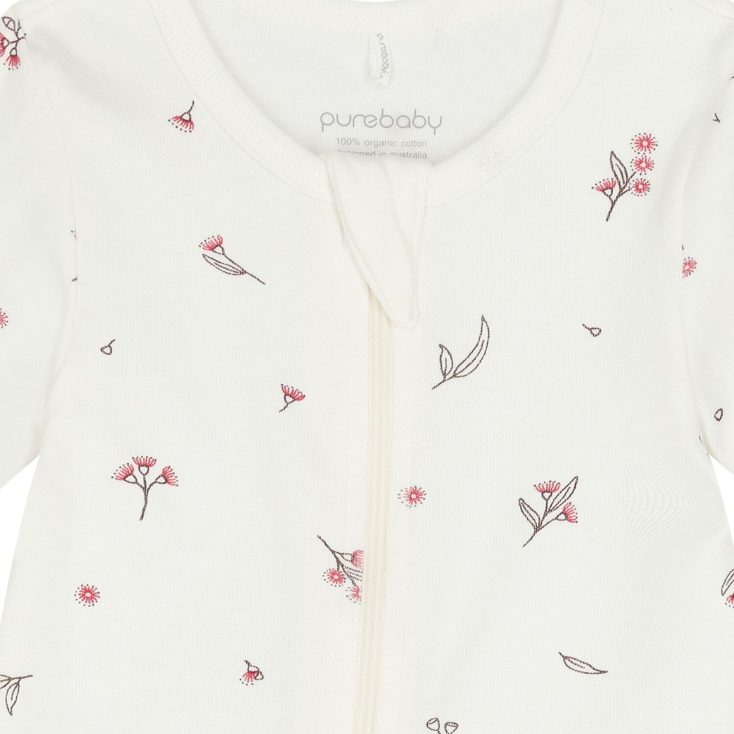 Baby Girls White & Pink Rompers ( 2 Pack ), 1, hi-res