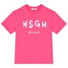 Girls Pink Logo T-Shirt, 1, hi-res