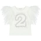 Girls White 2nd Birthday T-Shirt, 6, hi-res