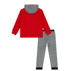 Boys Red & Grey Tracksuit, 1, hi-res