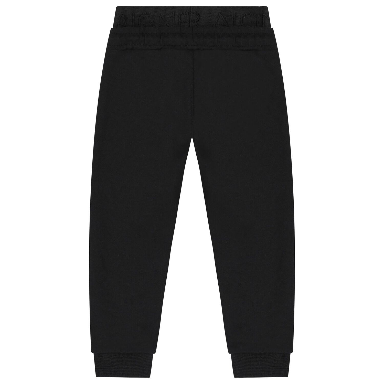Younger Boys Black Logo Joggers, 1, hi-res image number null