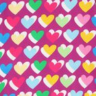 Girls Purple & Pink Heart Sweatshirt, 1, hi-res