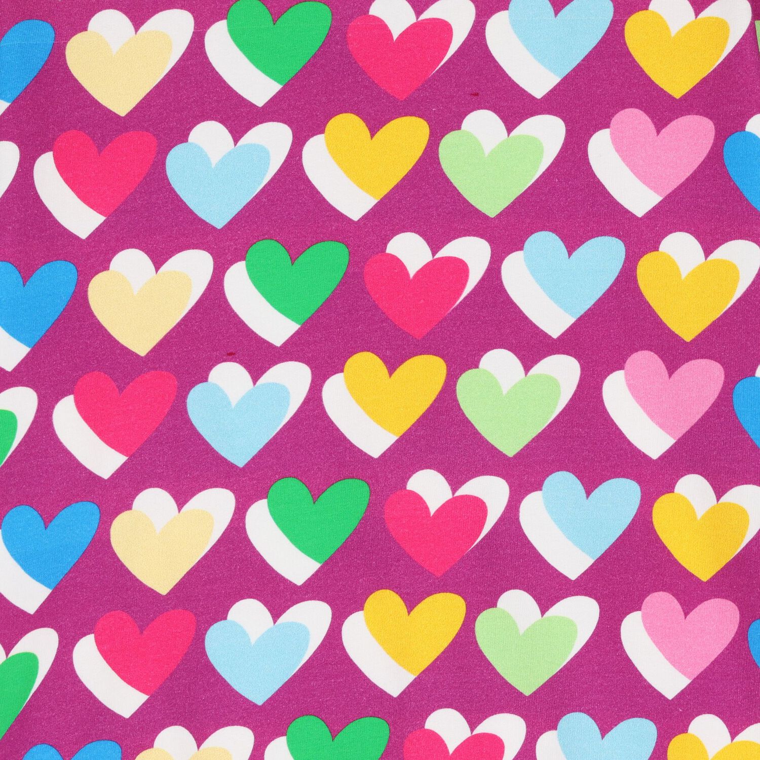 Girls Purple & Pink Heart Sweatshirt, 1, hi-res