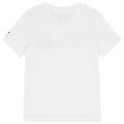 Boys White Logo T-Shirt, 1, hi-res
