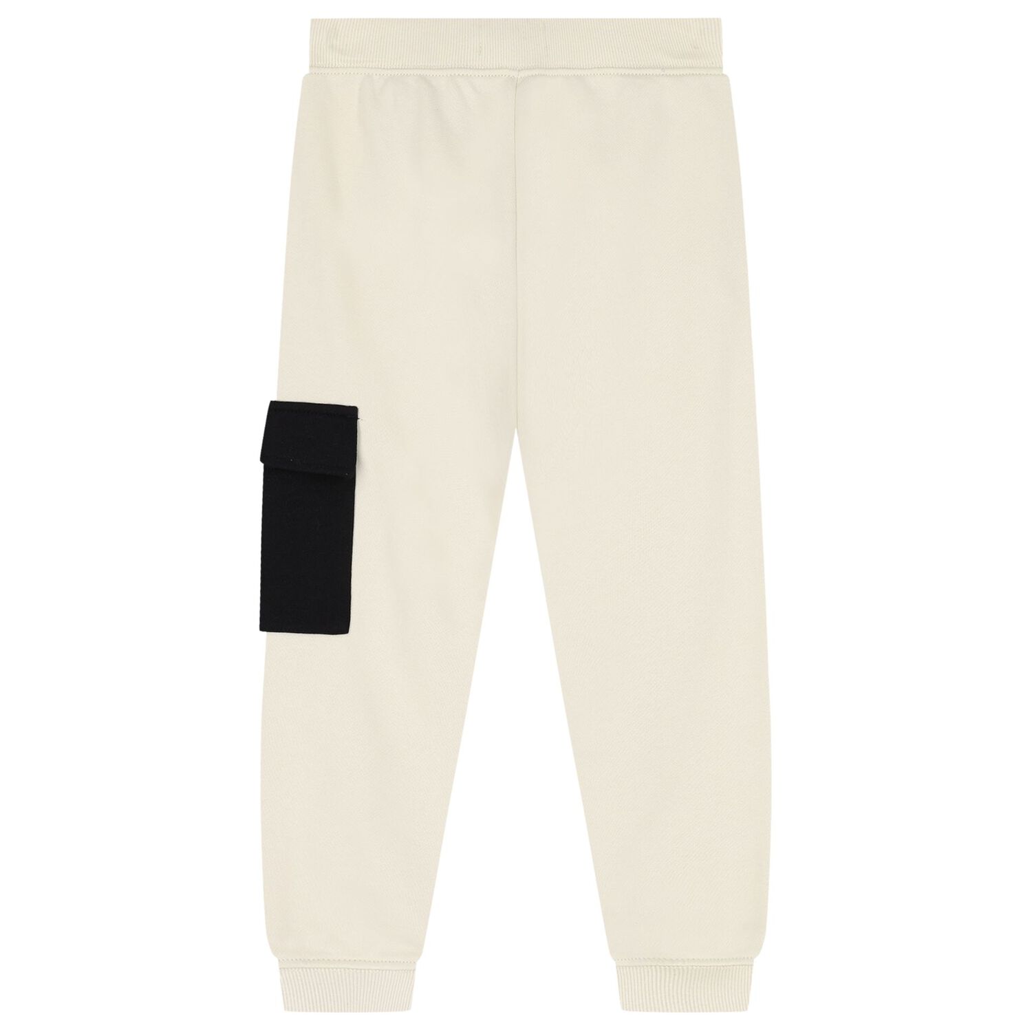 Boys Beige Logo Joggers, 1, hi-res