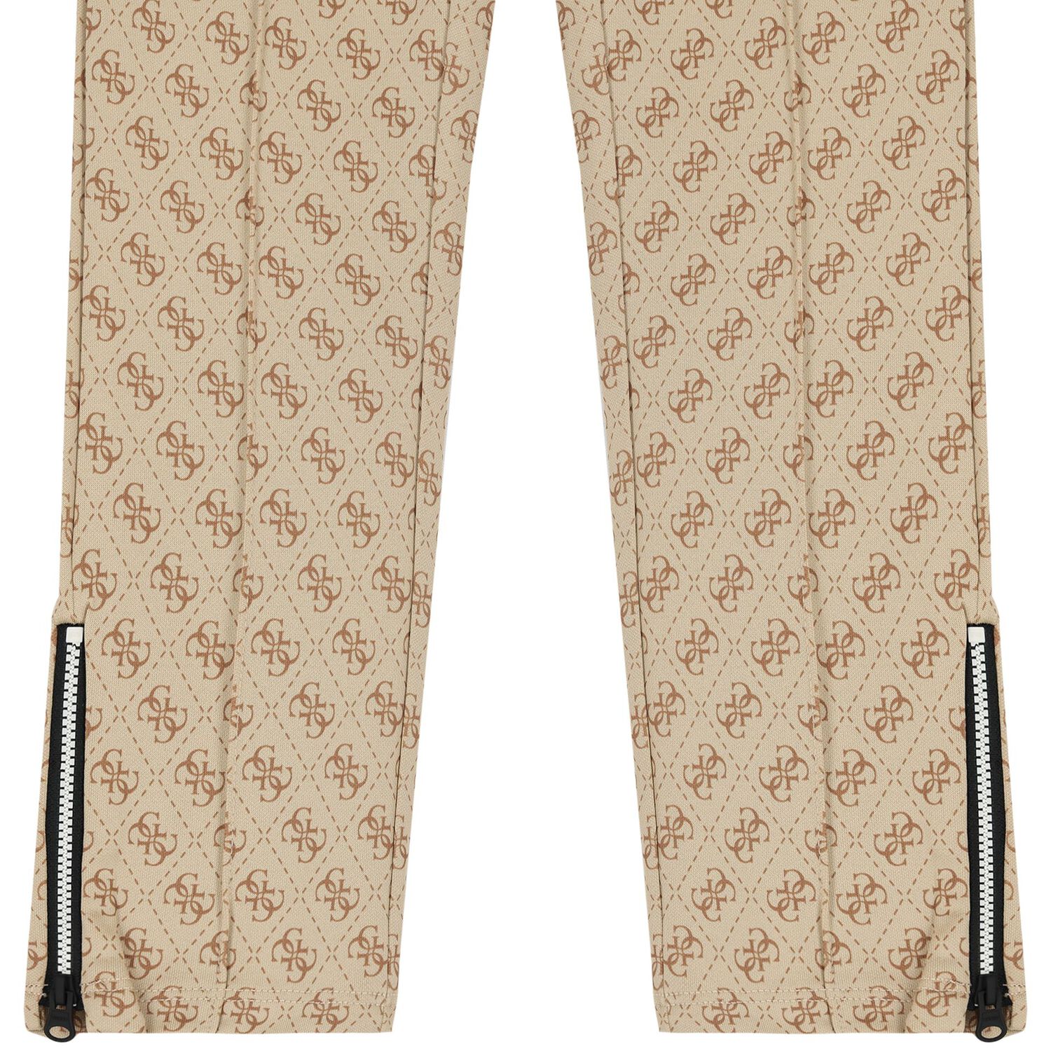Boys Beige Logo Joggers, 1, hi-res