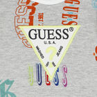 Baby Boys Grey Logo Babygrow, 1, hi-res